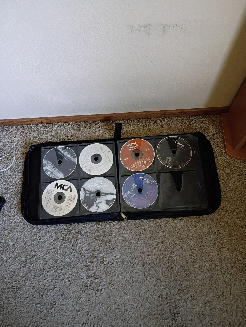 Vintage Lot 119 CDs / DVDs In Staples Binder Heavy Metal Rock Rap Grunge Country
